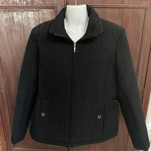 Gallery quilted Lightweight jacket- black
